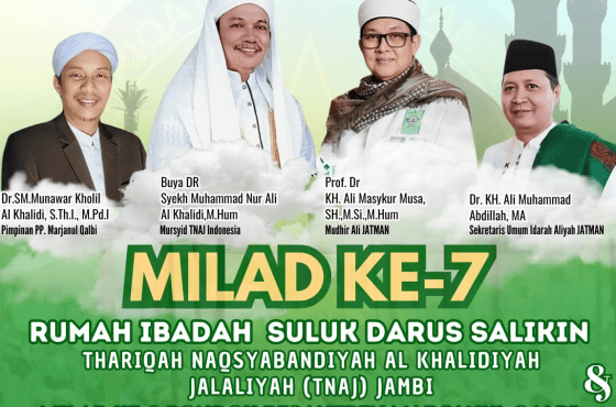 Milad Ke-7 Rumah Ibadah Suluk Darus Salikin & Milad Ke-3 Pondok Pesantren Marjanul Qalbi