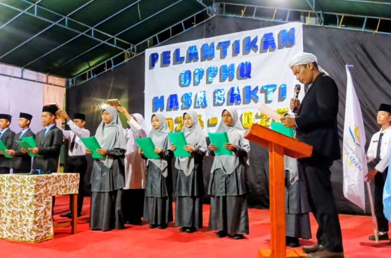 Pelantikan Pengurus OPPMQ Marjanul Qalbi Bentuk Karakter dan Kepemimpinan Santri
