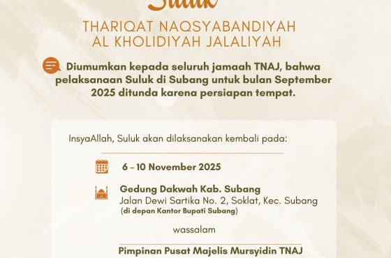 Pelaksanaan Suluk di Subang