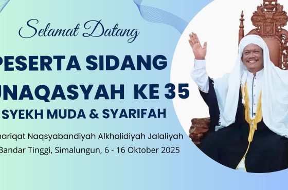 Sekitar 200 Jemaah TNAJ Ikuti Sidang Munaqasyah Syekh Muda dan Syarifah XXXV di Simalungun