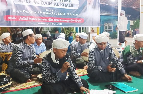 Hadroh Marjanul Qalbi Menitikkan Air Mata Ribuan Jemaah di Haul Buya Syekh Salman Daim